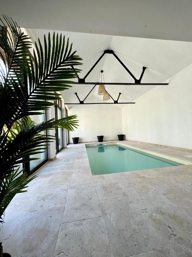 Manoir Les Feuillantines Piscine & Spa Isques Ngoại thất bức ảnh